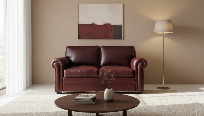 Sofa Kanapa Dwuosobowa Meble Tapicerowane Sofy Salonowe Meble Włoskie Nowe