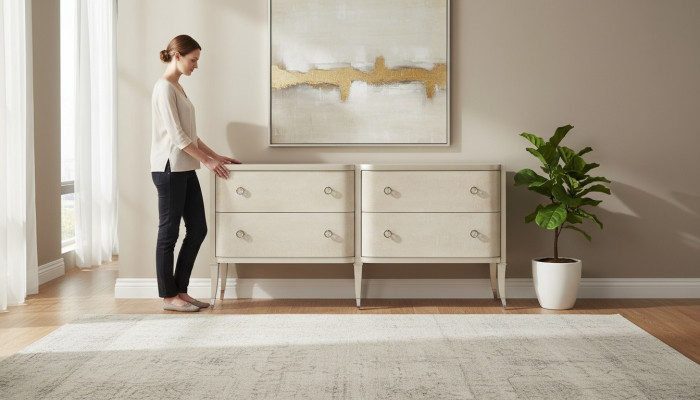 Nowoczesny Kredens Luxury Włochy Design Meble Podkładka Drewno konsola Kredens Niski