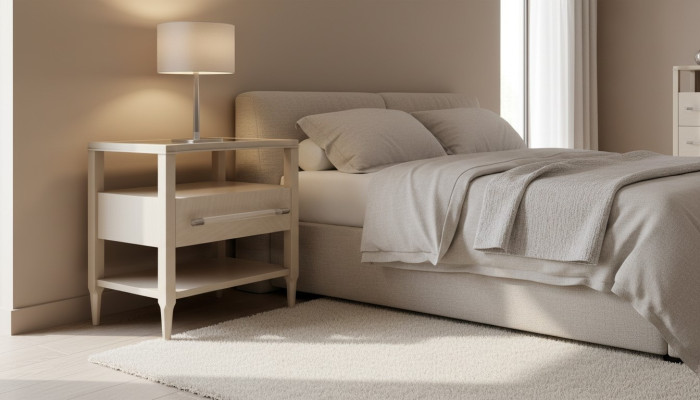 Stolik nocny stoły Sleep Pokój Luxury Drewno Design Night Tabela konsola Side