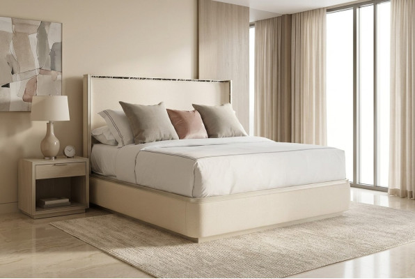 Łóżko 180x200 cm Włókienniczy Hotel Luxury Podkładka Siedziba Material Design Łóżko Sypialnia