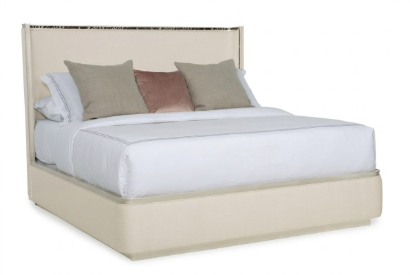 Łóżko 180x200 cm Włókienniczy Hotel Luxury Podkładka Siedziba Material Design Łóżko Sypialnia