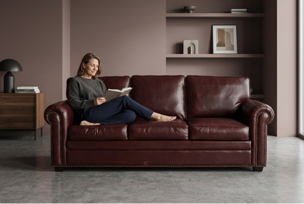 Sofy do Salonu Sofa Kanapa 3 miejsce do siedzenia Tapicerowanie Sofy Trzyosobowe Meble Skóra