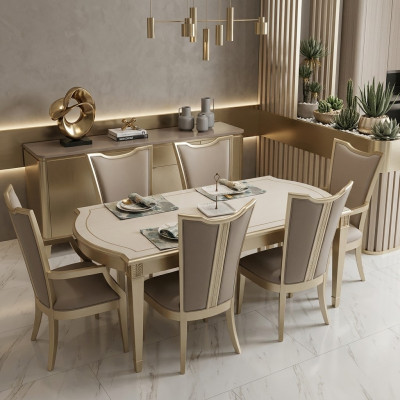 Design Luksusowe Drewno Tabela jadalnia Meble Stoły do ​​jadalni Meble hotelowe Tabela 180x90