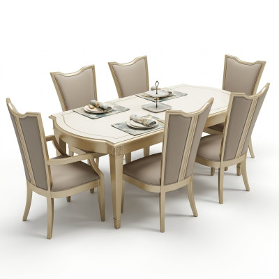 Design Luksusowe Drewno Tabela jadalnia Meble Stoły do ​​jadalni Meble hotelowe Tabela 180x90
