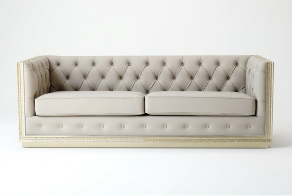 Chesterfield Sofy do salonu Sofa włoska Sofa 3 miejsce do siedzenia 220 cm tapicerka