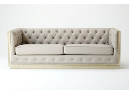 Chesterfield Sofy do salonu Sofa włoska Sofa 3 miejsce do siedzenia 220 cm tapicerka
