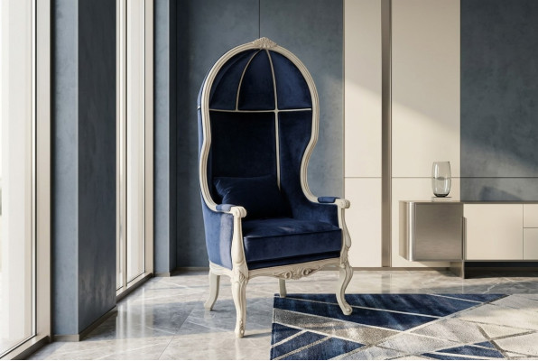 Design Fotel Abstrakcyjne Drewno Relaks Krzywy Salon Meble Krzesła Krzesło Nowość
