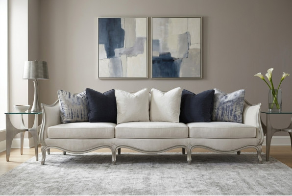 Design Sofa 3 miejsce siedzące Material Couch Sofa Podkładka Sofy Salon Trzyosobowe Meble
