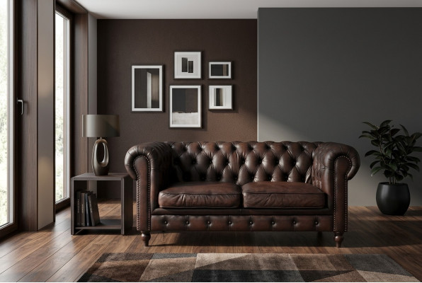 Chesterfield Sofa 2 miejsce do siedzenia Zestaw Design Sofy Podkładka Couchen Couch Luxury Meble