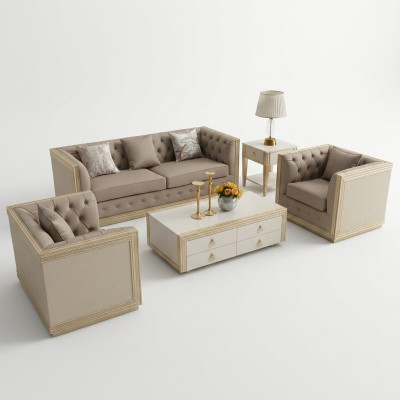 Ustawić 3+1 miejsce siedzące Siedziba Podkładka Sofy Kanapy Obcios New Design Couch Sofa