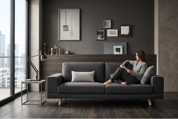 Styl Włoski Luksusowe Meble Sofy do Salonu Sofa 3 miejsce do siedzenia Kanapa alfitalia