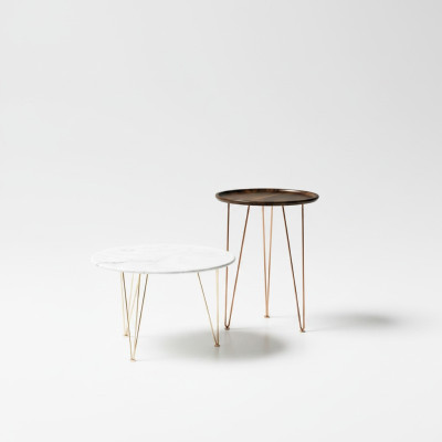 stolik kawowy Design Metalowa sofa boczna Okrągły Tabela Living Room stoły alfitalia