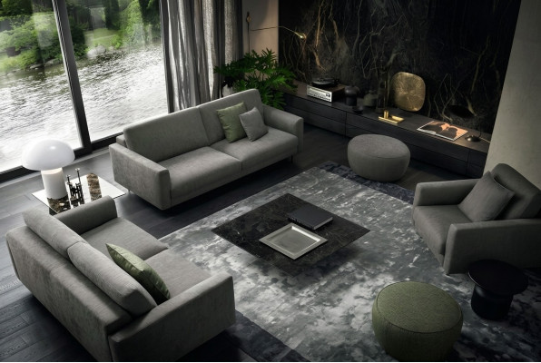 Zestaw wypoczynkowy 331 miejsce do siedzenia Modern Drewno ekskluzywny design Meble Fotel Zestaw sofowy