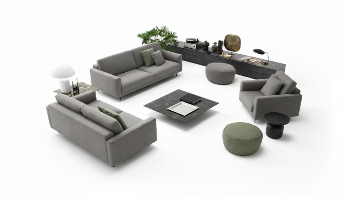 Zestaw wypoczynkowy 331 miejsce do siedzenia Modern Drewno ekskluzywny design Meble Fotel Zestaw sofowy