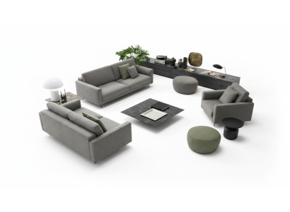 Zestaw wypoczynkowy 331 miejsce do siedzenia Modern Drewno ekskluzywny design Meble Fotel Zestaw sofowy