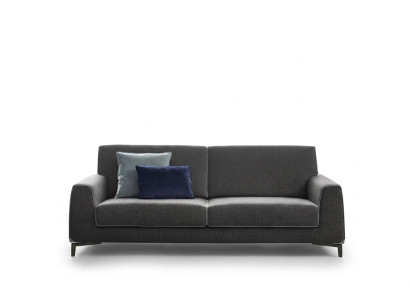 Design Szara Sofa 3 miejsce do siedzenia Nowoczesna Materiałowa Sofa Podkładka Sofy Luksusowe alfitalia