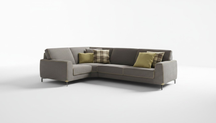 Narożnik Włoski Sofa Kanapa Sofy Narożnik Ustawić Meble Materiał Włókienniczy