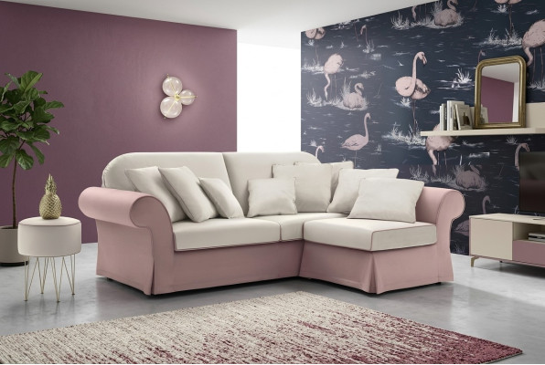Narożnikowa kanapa Podkładka Sofa w kształcie litery L Nowoczesne meble do salonu Luksusowy materiał Nowy alfitalia