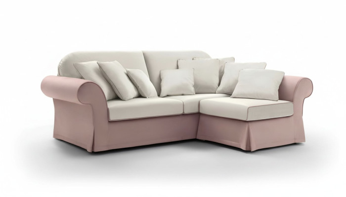 Narożnikowa kanapa Podkładka Sofa w kształcie litery L Nowoczesne meble do salonu Luksusowy materiał Nowy alfitalia