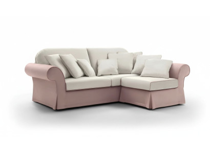 Narożnikowa kanapa Podkładka Sofa w kształcie litery L Nowoczesne meble do salonu Luksusowy materiał Nowy alfitalia