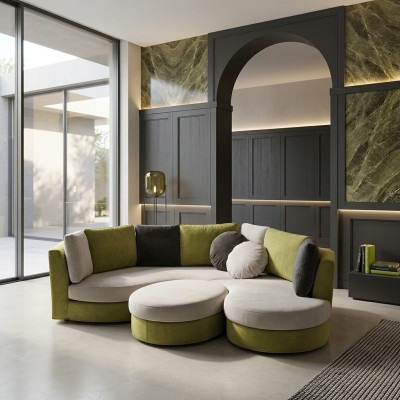 Kanapa Sofa Narożnik Sofy Włoskie Kanapy Ustawić Meble Materiał alfitalia