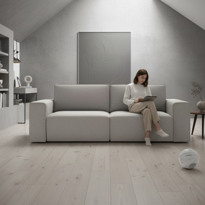 Kanapy Włókienniczy Relaks sofa trzyosobowa 3 miejsce do siedzenia Design Sofy Podkładka alfitalia Nowość
