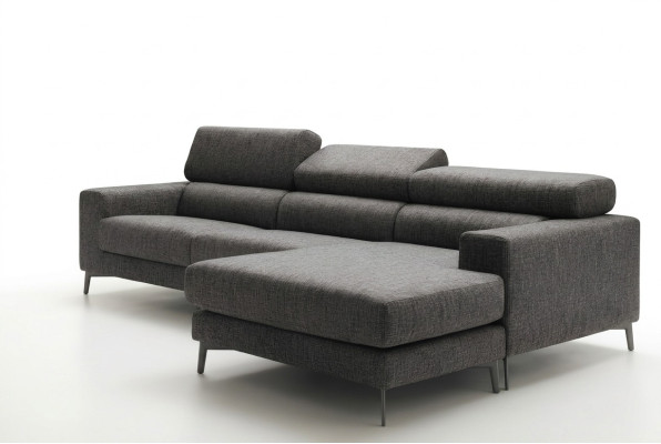 Design Podkładka Salon Nowoczesny Luksus Narożnik Włókienniczy Drewno Sofa L-Shape alfitalia