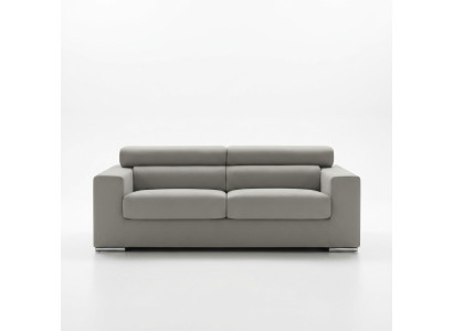 Sofa 3 miejsce do siedzenia Sofa Modern Luxury Podkładka Siedziba Sofa Włókienniczy Grey Material alfitalia