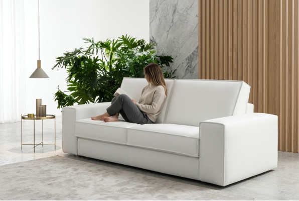 Sofa Sofa 3-osobowa Kanapa Podkładka Lounge Club Kanapy Sofy Design Meble Włoskie