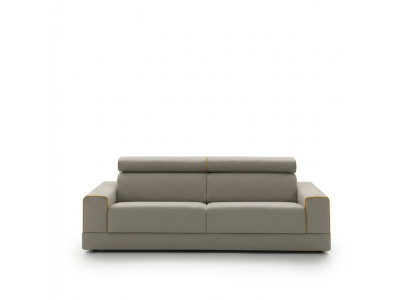 Design Szara Sofa 3 miejsce siedzące Pokój dzienny Materiał Kanapa Sofa Podkładka Sofy alfitalia