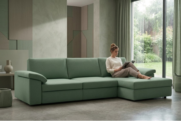 Narożnik Sofa Sofy Włoskie Sofy Kanapy Ustawić Meble Materiał alfitalia