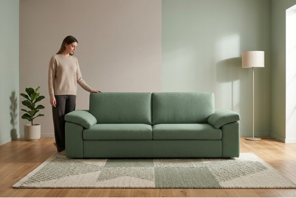 Projekt salonu Sofa trzyosobowa 3 Siedziba Couch Podkładka Sofy Kanapy alfitalia