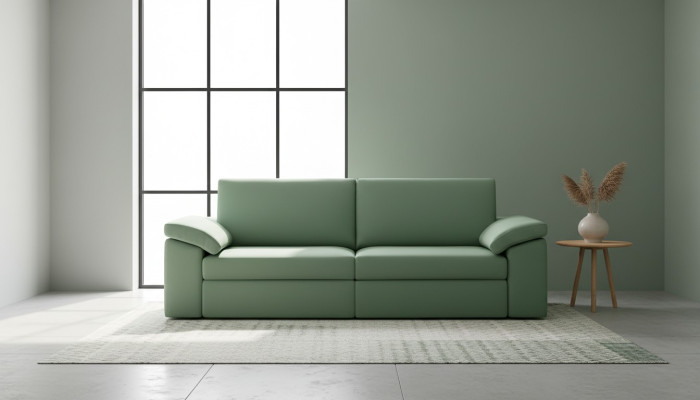 Projekt salonu Sofa trzyosobowa 3 Siedziba Couch Podkładka Sofy Kanapy alfitalia