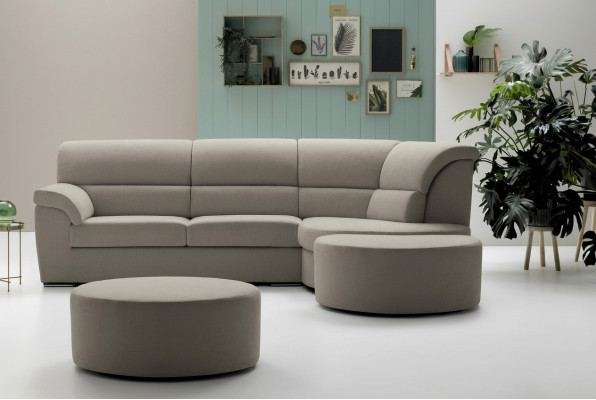 Ustawić Sofę Sofa Narożnik Sofy Włoskie Kanapy Meble Materiał alfitalia