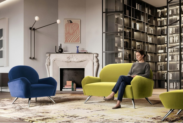Designerska Sofa Nowoczesne Kanapy Zestaw mebli biurowych Zestaw sofowy 2+1 Włochy Meble