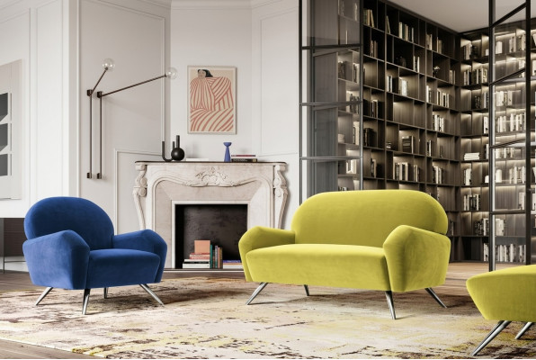 Designerska Sofa Nowoczesne Kanapy Zestaw mebli biurowych Zestaw sofowy 2+1 Włochy Meble