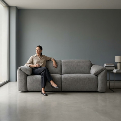 Sofa 3-osobowa sofa materiałowa kanapa Żywy krajobraz sofa tapicerowana sofa trzyosobowa nowa