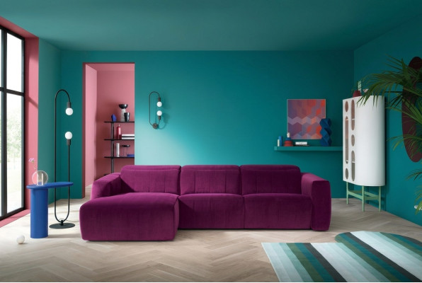 Kanapy Design Narożnikowa kanapa Salon Narożnik Sofa Sofa LForm Żywy krajobraz Meble