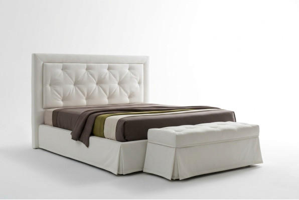 Łóżko Chesterfield 180x200cm Sleep Pokój Włókienniczy Materiał Łóżko Design Luxury Hotel