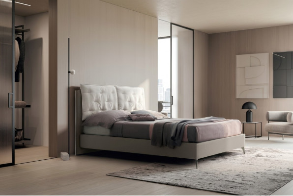 Projektant Łóżko Sypialnia łóżka Włókiennicze Hotel Luxury Materiał Podkładka Siedziba Włochy