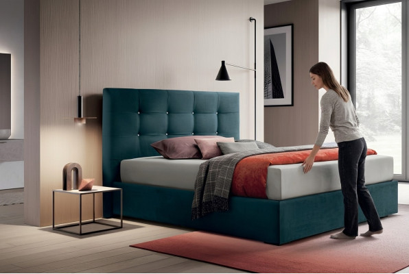 Design łóżko Sleep Pokój Włókienniczy 180x200cm Łóżko Podkładka Luxury Double Hotel Nowość