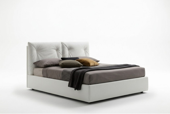 Luksusowe łóżko Sleep Pokój 160 x 200 cm Design Włókienniczy Łóżko Podkładka Double Hotel