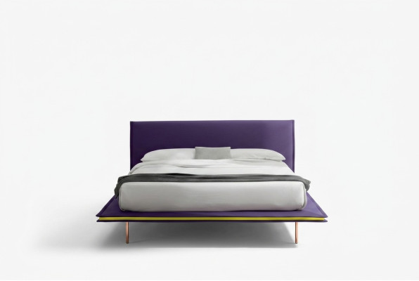 Design Łóżko 140x200cm Podkładka Luksusowe łóżko Double Hotel Sleep Pokój Drewno Nowe