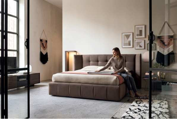 Podwójne łóżko łóżko małżeńskie design luksusowe luksusowe łóżko tapicerowane designerskie łóżko Włókiennicze łóżka