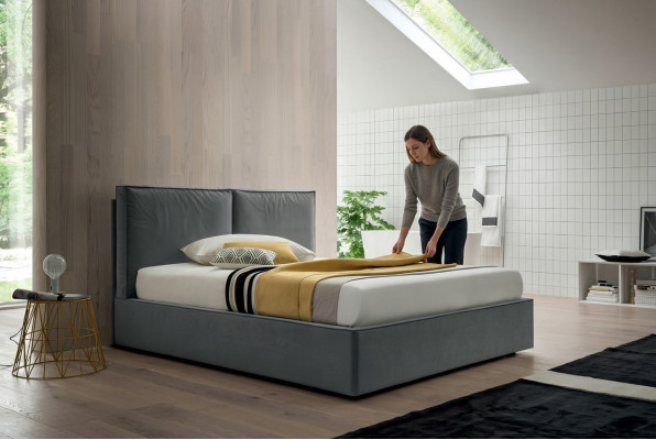Łóżko 200x200cm Luksusowa Sypialnia Łóżko Podkładka Design Luksusowy Dwuosobowy Hotel Nowość