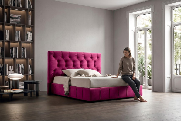 Podwójne łóżka beżowe 200x200 Sypialnia Włókienniczy łóżko hotelowe Podkładka design Luxury