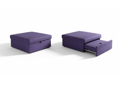 Stołek Design Podkładka Podnóżek Ottoman Siedziba Włókienniczy Chaise Club Lounge Pufa