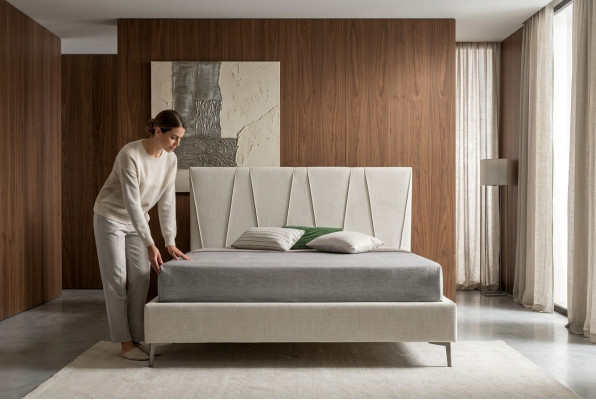 Luksusowe łóżko hotelowe Sleep Pokój Włókienniczy 140x200cm Łóżko Podkładka Design Włochy