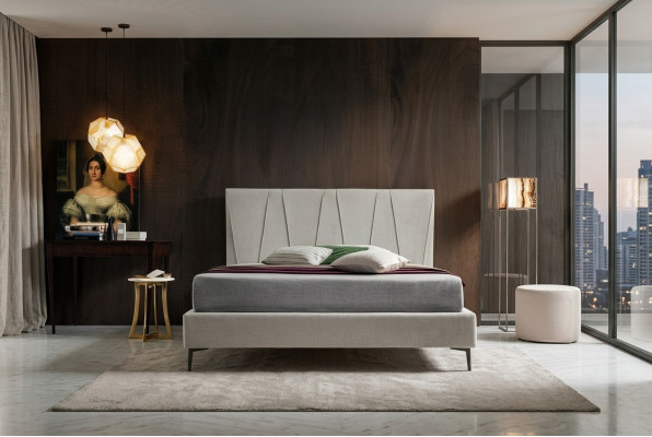 Luksusowe łóżko hotelowe Sleep Pokój Włókienniczy 140x200cm Łóżko Podkładka Design Włochy