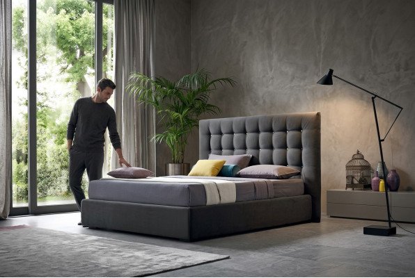 Chesterfield Luxury bed Sleep Pokój Włókienniczy Łóżko Podkładka Design Double Hotel